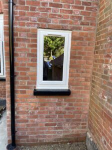 white single upvc window