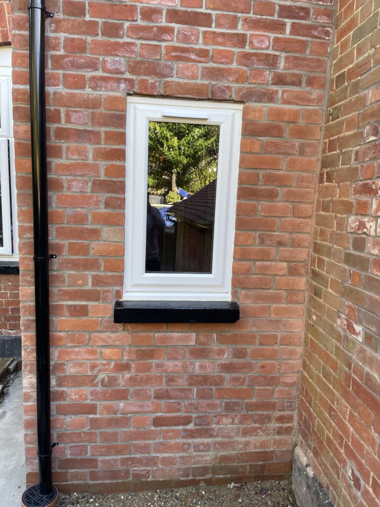 white single upvc window